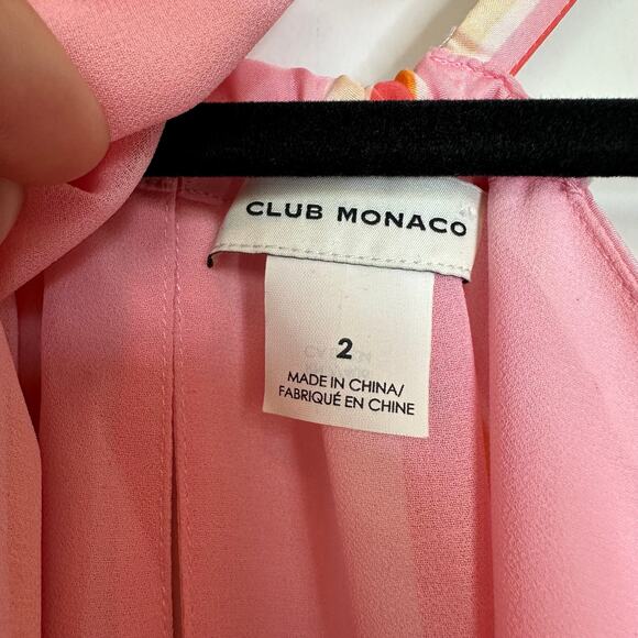 Club Monaco Amirra Silk midi Dress - Picture 5 of 11